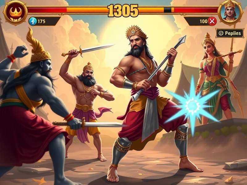 Divine Tales Heroes combat screenshot